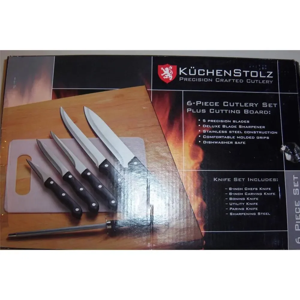 Kuchenstolz 6 Piece Cutlery Set Knives NEW NIB -051420